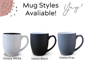 Custom Logo Coffee Mug 16oz Latte Style - Add Your Personalized Design or Company Logo (One Mug)