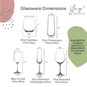 Custom Logo Glasses - Wine Glasses, Pint, Whiskey and Beer Glasses