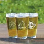 Personalized Pint Glass with Monogram