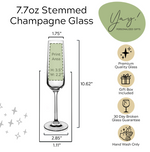 Personalized Champagne Flutes Custom Champagne Glass with Photo