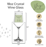 Personalized Wine Glass Crystal with Photo