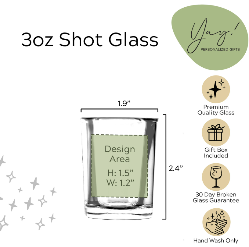 Personalized Shot Glass with Photo