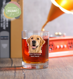 Personalized Whiskey Glass with Photo