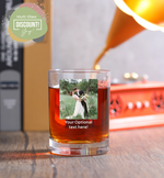 Personalized Whiskey Glass with Photo