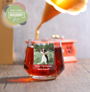 Personalized Whiskey Rocks Glasses with Photo