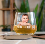 Personalized Whiskey Rocks Glasses with Photo