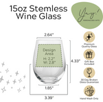 Personalized Wine Glass Stemless with Photo