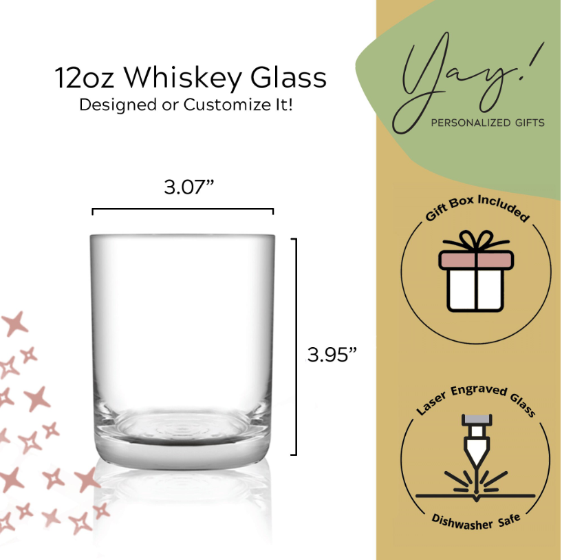 Custom Logo Whiskey Glasses