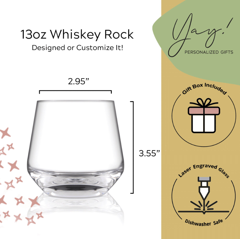 Custom Logo Whiskey Glasses