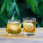 Custom Logo Whiskey Glasses