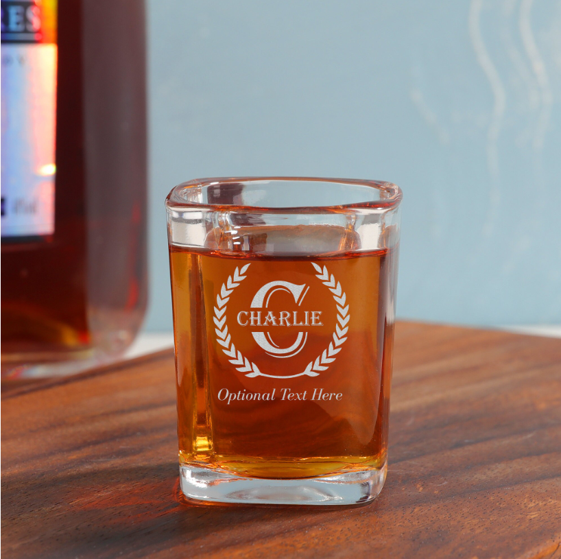 Engraved Monogrammed Shot Glasses