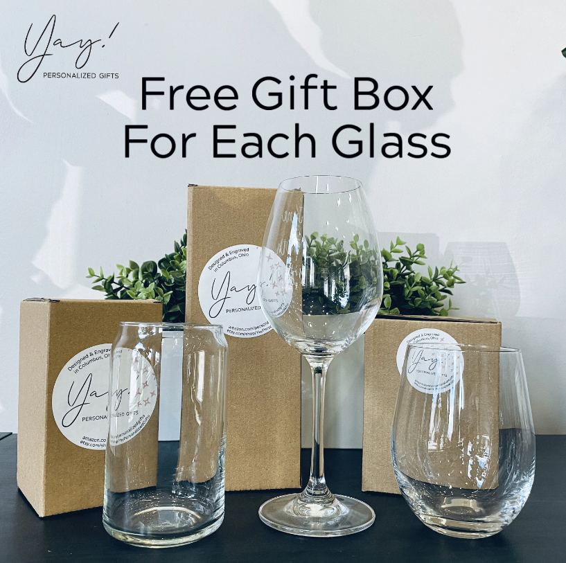 Cheers Champagne Glasses and Toasting Glasses | 10oz Stemless Champaign Flute | Celebration Bridesmaid & Bachelorette Party Glass