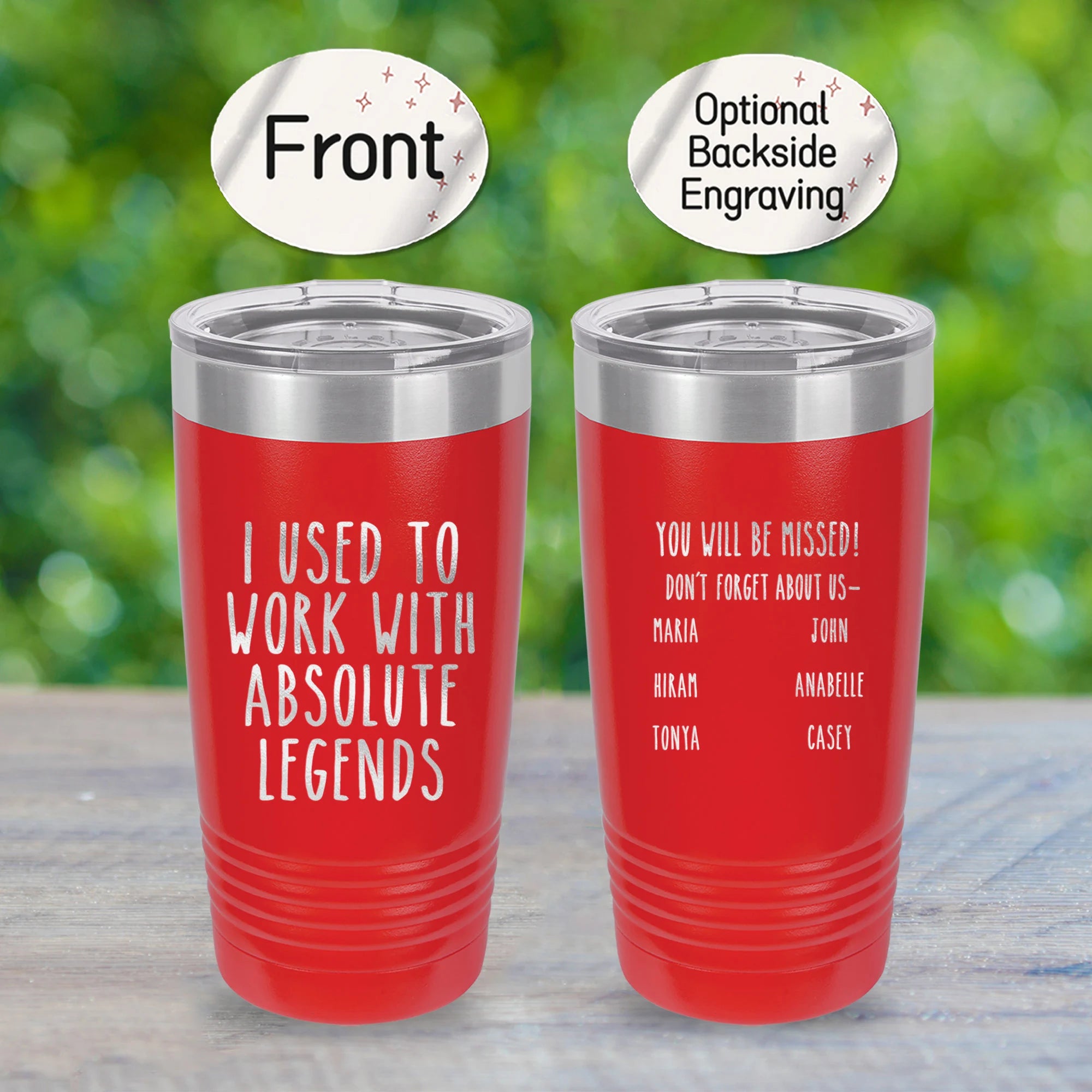 I Used To Work With Legends Tumbler Pint