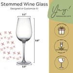 Personalized Wine Glass (One Glass with Gift Box)