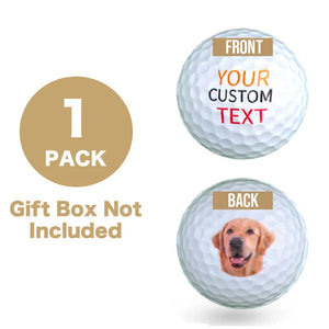 Personalized Golf Ball Gift With Gift Box