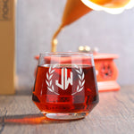 Monogramed Named Whiskey Glass