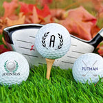 Personalized Monogram Golf Balls With Gift Box