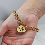 Custom Initial Engraved Bracelet