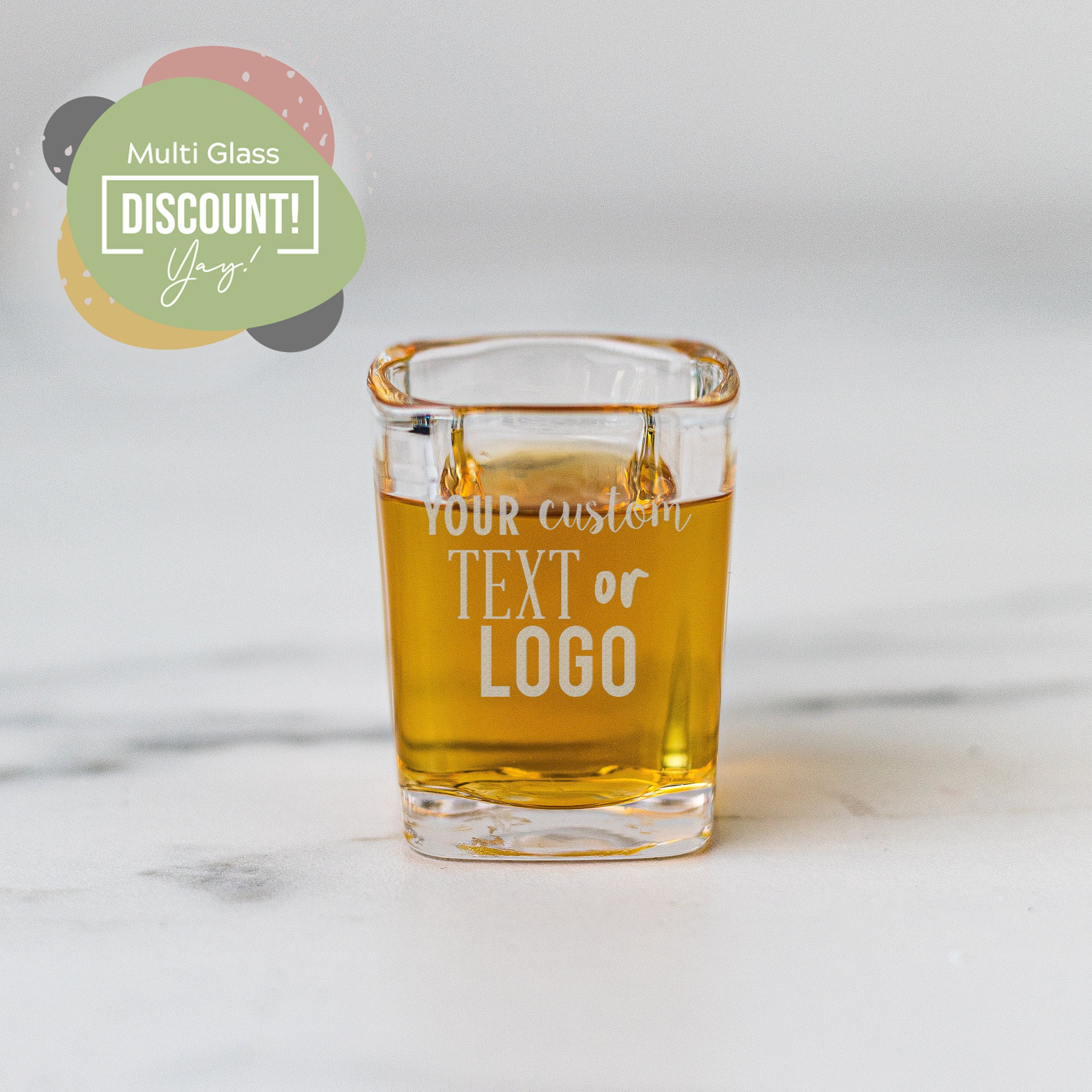 Custom Design Shot Glass with Bulk Pricing