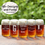 Personalized Beer Can Glass or Iced Coffee (One Glass)