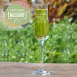 Custom Design Champagne Flutes 7.7 oz Custom Champagne Glass with Bulk Pricing