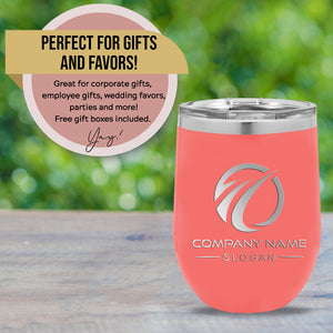 Custom Design Wine Tumbler 12oz with Bulk Pricing