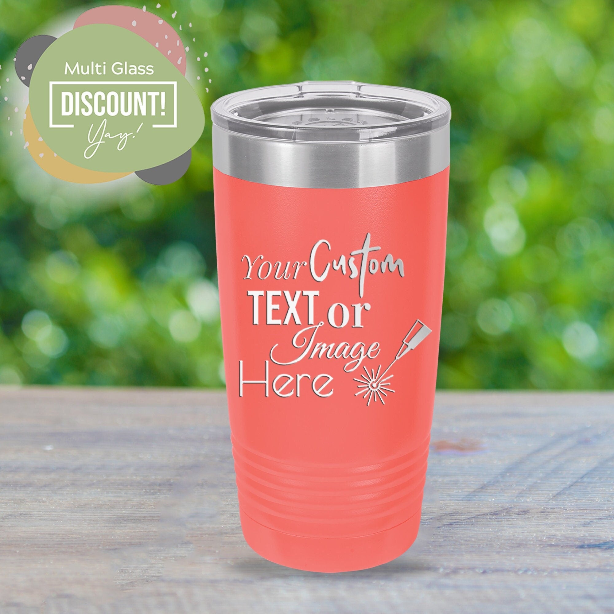 Custom Design Travel Coffee Tumbler 20oz with Bulk Pricing