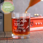 Custom Design Whiskey Glass with Bulk Pricing