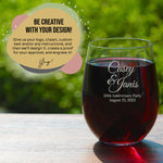 Custom Design Wine Glass 20oz Stemless with Bulk Pricing