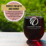 Custom Design Wine Glass 20oz Stemless with Bulk Pricing