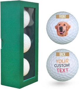 Personalized Golf Ball Gift With Gift Box