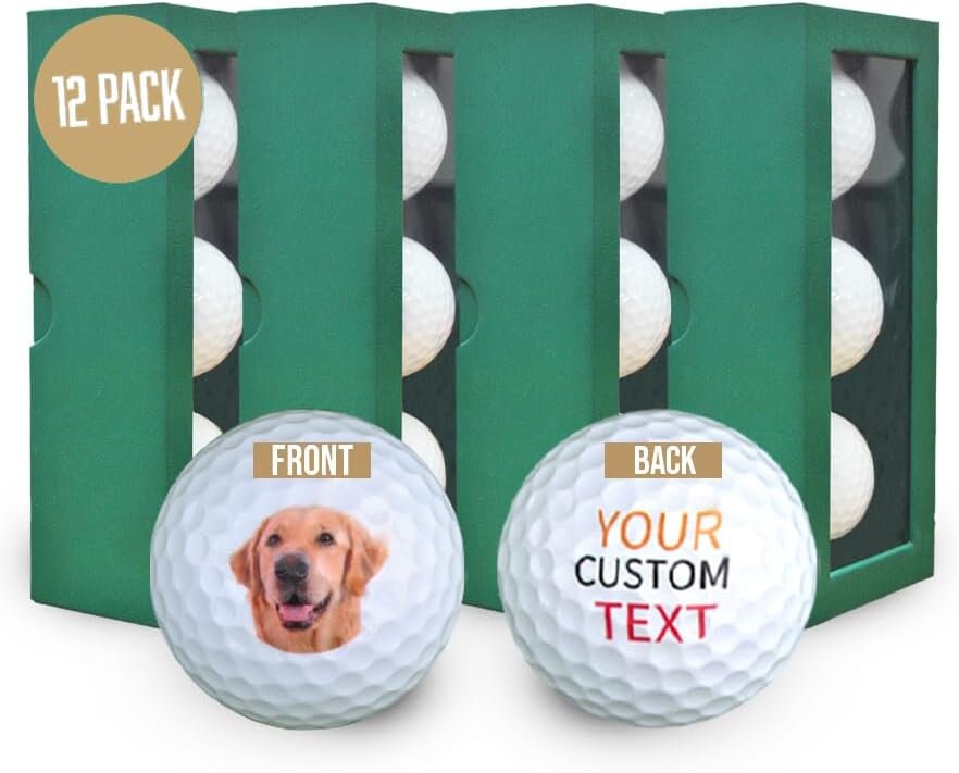 Personalized Golf Ball Gift With Gift Box